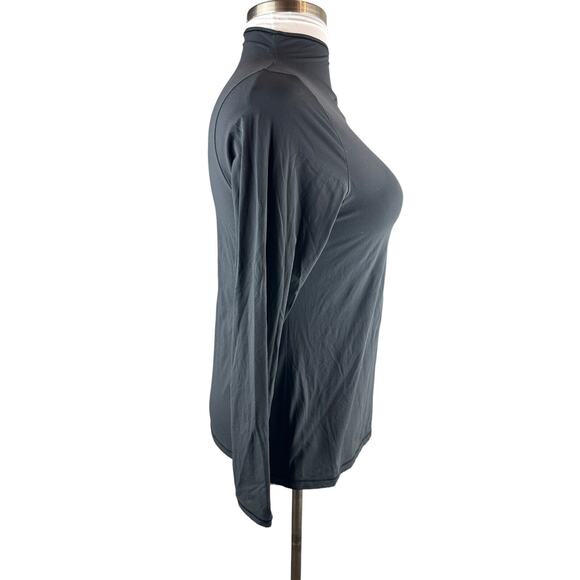 SKIMS Fits Everybody Turtleneck Top Black Onyx Stretch Skims Womens Plus Size 3X - Picture 4 of 11